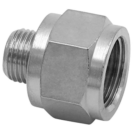 Simalube Pipe Nipple; Reducing; 1/4 in. FNPT X 1/8 in. G Size; Brass; Nickel Plated 290.1020